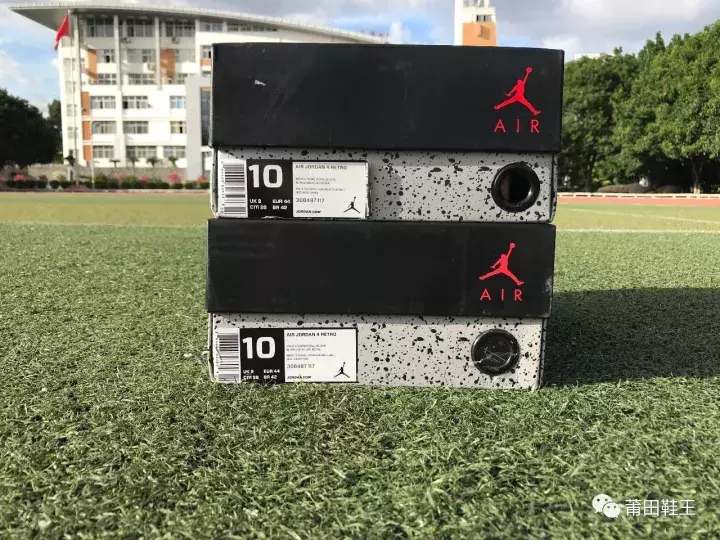 到底該不該買莆田鞋，今天帶來AJ4賽車藍(lán)莆田鞋和正品鞋的對(duì)比！